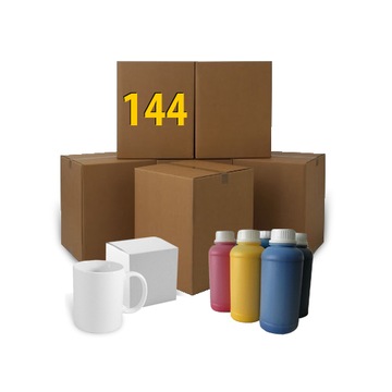 144 чашки A + с картонной коробкой плюс бесплатная сублимация