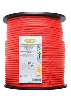 Мотузка Beal Industrie 10.5 mm Red 200m