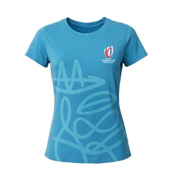 Жіноча футболка для регбі World Cup 2023, Macron, M light blue