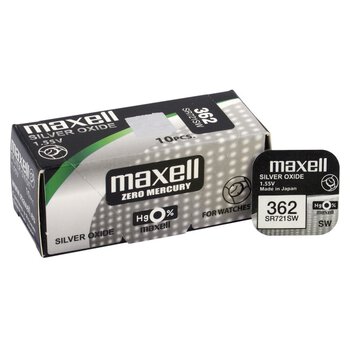 серебряный аккумулятор Mini Maxell 362 / SR721SW / SR58