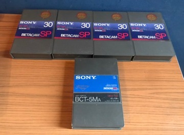 5 КАРТРИДЖІВ SONY BETACAM