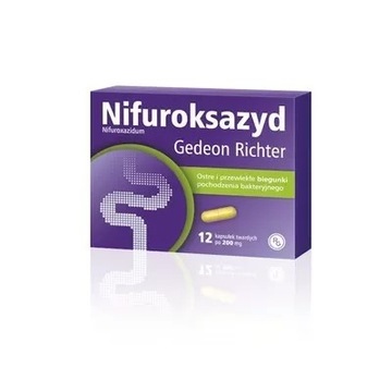 Ніфуроксазид 200 мг Ріхтер, 12 капсул