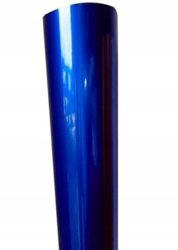 Фольга шпон стикер синий металлик 50X152CM
