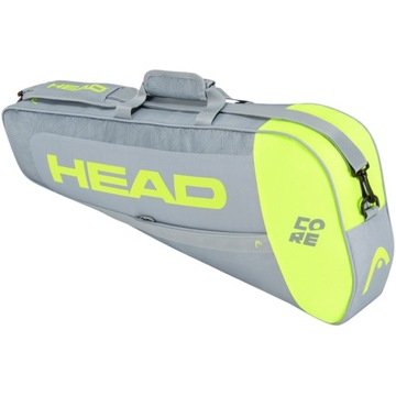 Теннисная сумка Head Core 3R Pro серо-лаймовая 283411