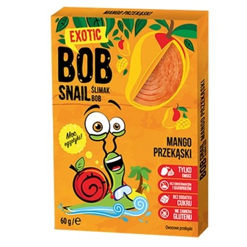 Боб улитка-фруктовая закуска* манго * 60 г