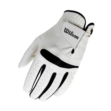 Перчатки для гольфа Wilson Feel Plus, мод. 2025, мужской размер L, белый