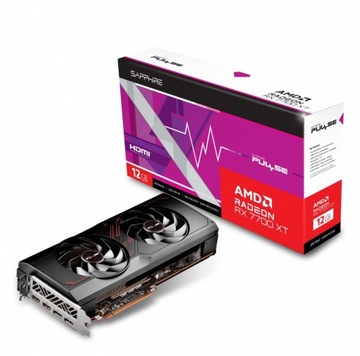 Видеокарта Sapphire AMD Radeon RX 7700 XT Gaming OC 12G