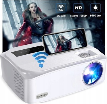 Проектор WiFi LCD Groview BL-89 белый