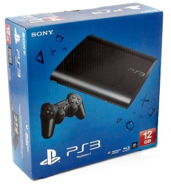 Коробка коробки PS3 Super Slim 12GB Sony