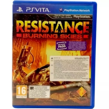 ГРА PLAY STATION PS VITA-RESISTANCE BURNING SKIES-ПОЛЬЩА-КОРОБКА