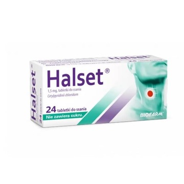 Halset 1,5 мг, 24 таблетки для всмоктування
