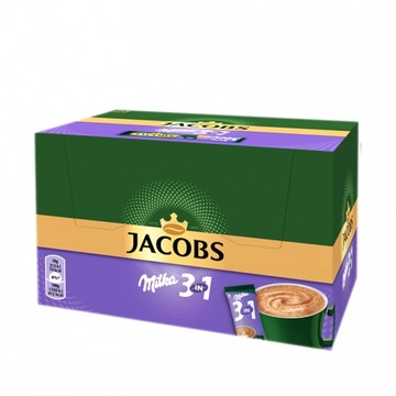 Кофе в пакетиках Jacobs Milka 3 в 1 180 г 10 шт.