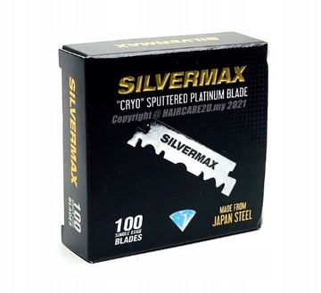 Лезвия для бритья половинки silvermax100 шт