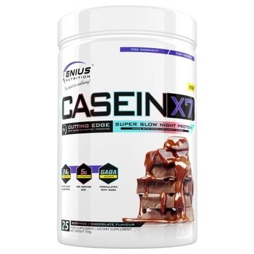 Казеїн протеїн протеїн ніч Genius Casein-X7 750g
