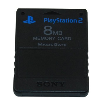 Оригинальная карта памяти 8MB Black SCPH-10020 PS2 PlayStation 2