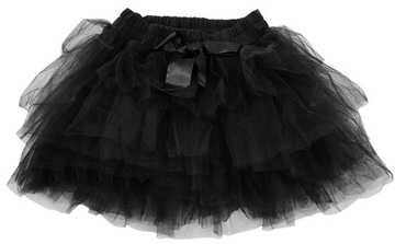 Детская юбка-пачка из тюля черная 104 H156B