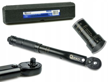 Geko динамометричний ключ 1/4 " 5-25nm Black HD G10067