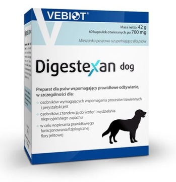 Webiot Digestexan Dog 15 капсул, 1 блистер