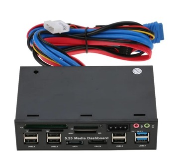 Концентратор USB 3.0 порт eSATA SATA кард-ридер