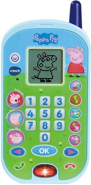 Vtech 80-523104 Peppas телефон Освітній іграшковий телефон, багатобарвний