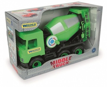 WADER-зелений Бетономішалка 38 см-іграшковий автомобіль для 3 років