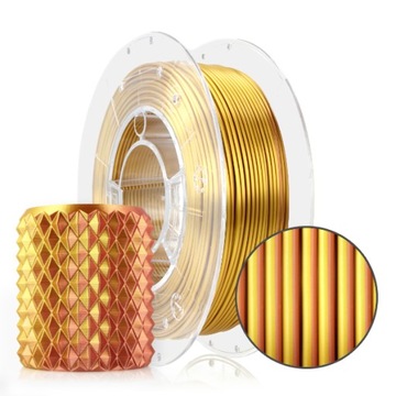 Нить PLA Magic Silk Rosa3D Gold-медь золото & медь 0,3 кг