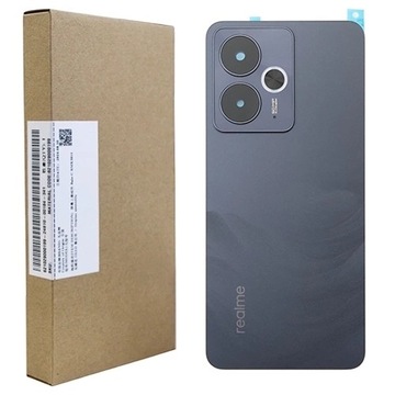 КРИШКА БАТАРЕЙНОГО ВІДСІКУ REALME 14T 5G, ЧОРНА ОРИГІНАЛЬНА ПАНЕЛЬ БАТАРЕЙНОГО ВІДСІКУ