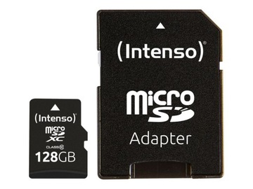 SD MicroSD Card 128GB Intenso SDXC Class10