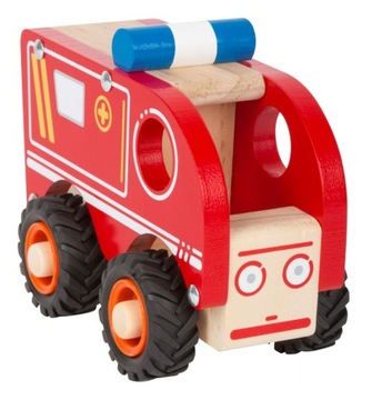 Скорая помощь автомобиль игрушка деревянная Sfd