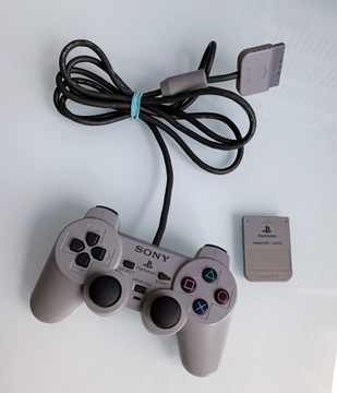 Оригінальний сірий PS1 PSX PSone Pad SCPH - 1200 плюс карта пам'яті