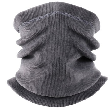 Темно-серый стиль зимний тепловой платок для лица