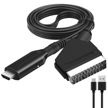 Scart к HDMI профессиональный совместимый адаптер