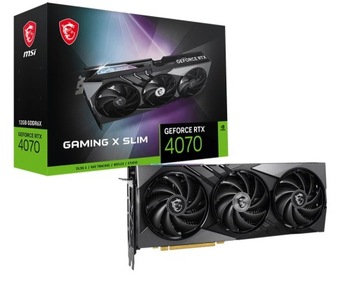 Відеокарта MSI GeForce RTX 4070 Gaming X Slim 12g