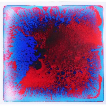 Жидкий пол сенсорная панель 50x50 см синий / красный