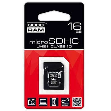 * GOODRAM MICROSDHC 16GB CLASS 10 UHS-І ЯКІСТЬ