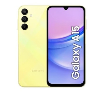Смартфон Samsung Galaxy A15 4/128GB 6,5" 90HZ 50 Mpix AMOLED желтый