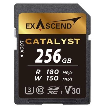 Карта пам'яті Exascend Catalyst SD UHS-I V30 256GB