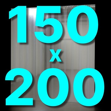 ПВХ полоса занавес W = 150 см H=200 см