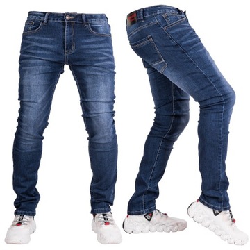 Мужские джинсовые брюки темно-синие классические PUMIO R. 33