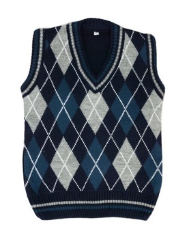 M169b ромбы свитер пуловер жилет свитер 104