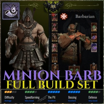 Diablo 4 IV Minion SUMMONER BARBARIAN Endgame Build набір S8 Belial