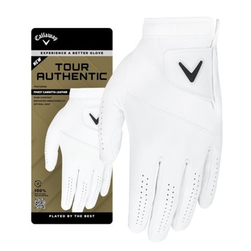 Рукавичка для гольфу Callaway Tour AUTHENTIC, модель 2025 року (MLH, білий ML)