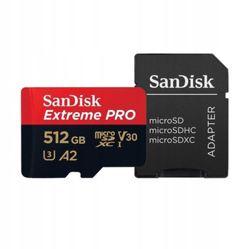Карта памяти SanDisk Extreme Pro MicroSDXC 512 ГБ