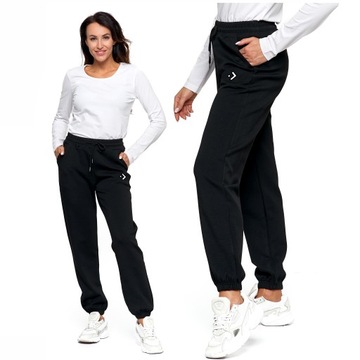 Женские классические прямые спортивные штаны с карманами MORAJ XL
