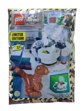 LEGO Jurassic World Minifigure Polybag-Raptor with Hatchery #122219