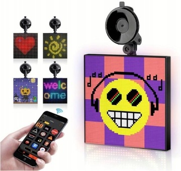Дисплей пиксель экран рамка многофункциональный 32x32 bluetooth присоска