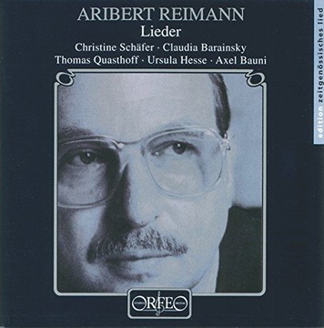 ARIBERT REIMANN: LIEDER (CD)