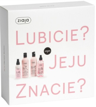 Ziaja Jeju подарунковий набір 4 косметики шампунь туман Кондиціонер гель 300мл