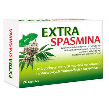 Extraspasmin, 20 твердых капсул седативные