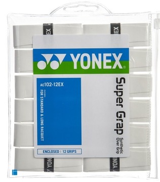 Обгортки YONEX SUPER GRAP AC102-12ex 12 шт. білий